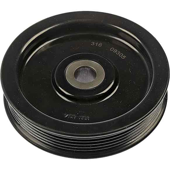 300-004 Series Power Steering Pump Pulley - Black, Plastic, Direct Fit, Sold Individually