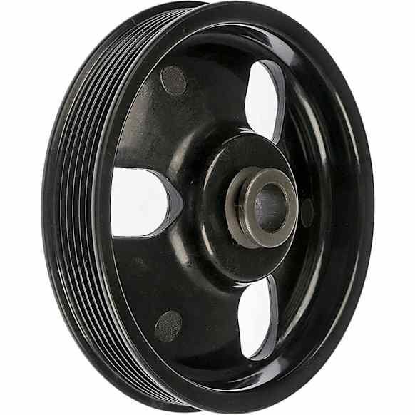 300-100 OE Solutions Series Power Steering Pump Pulley - Black, Metal, Direct Fit, Sold individually