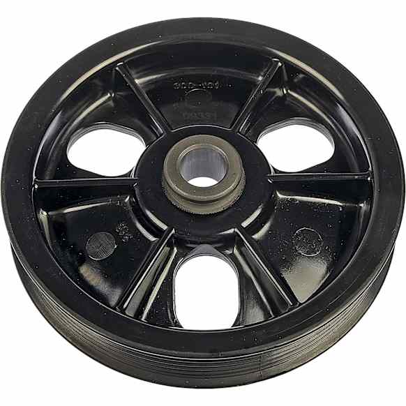 300-101 Series Power Steering Pump Pulley - Black, Plastic, Direct Fit, Sold Individually