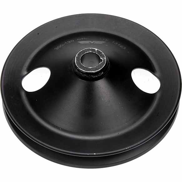 300-120 Series Power Steering Pump Pulley - Black, Steel, Direct Fit, Sold Individually