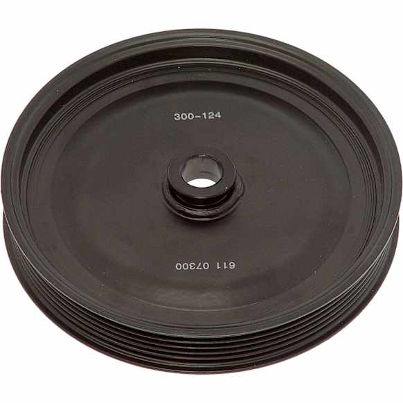 1994 Cadillac DeVille - Power Steering Pump Pulley, 16.8mm I.D. Shaft, Black, Steel, OE Solutions Series