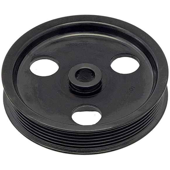 300-310 Series Power Steering Pump Pulley - Black, Plastic, Direct Fit, Sold Individually