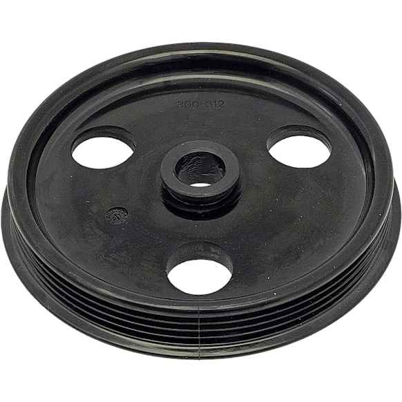 300-312 Series Power Steering Pump Pulley - Black, Plastic, Direct Fit, Sold Individually