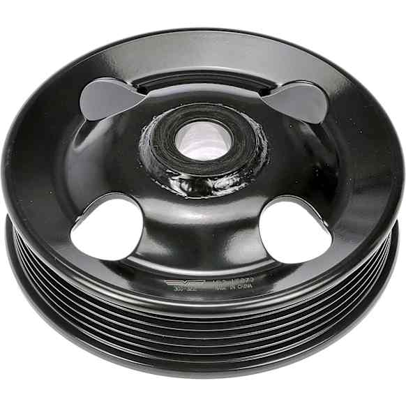 300-322 Series Power Steering Pump Pulley - Black, Steel, Direct Fit, Sold Individually