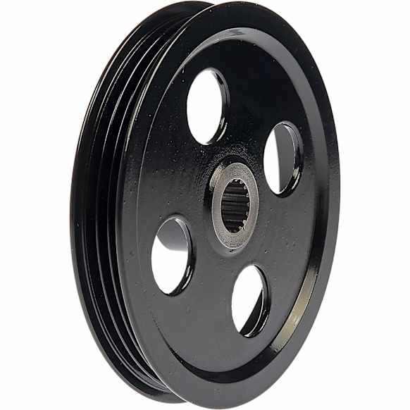 300-404 Series Power Steering Pump Pulley - Black, Plastic, Direct Fit, Sold Individually