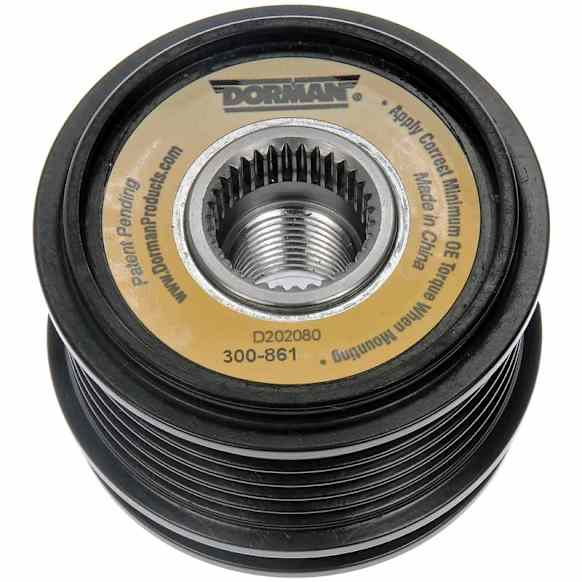 300-861 OE Solutions Series Alternator Pulley - Serpentine, Direct Fit, Sold individually