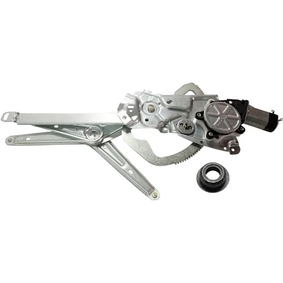 Front, Driver Side Window Regulator, Power, With Motor, Base Model, For Models Without Tip-Switch Function, E36