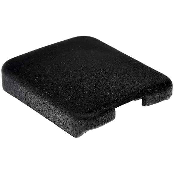 47825 Spare Tire Cover Plate - Black, Plastic