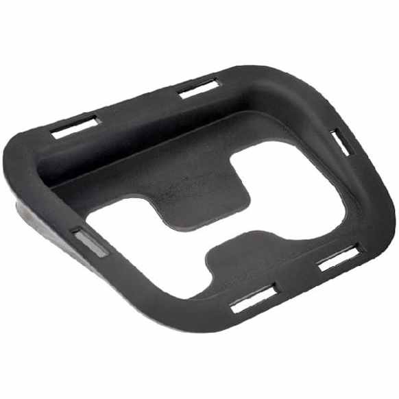 47834 Front, Passenger Side Tow Eye Cover, Black Help Series