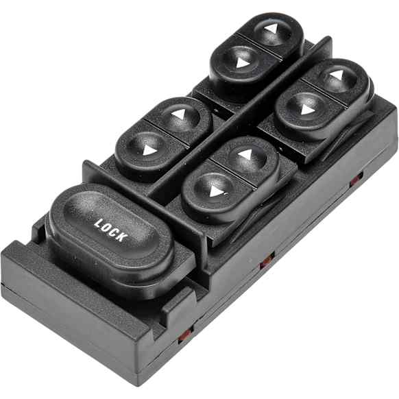 49235 Front, Driver Side Help Series Window Switch Black