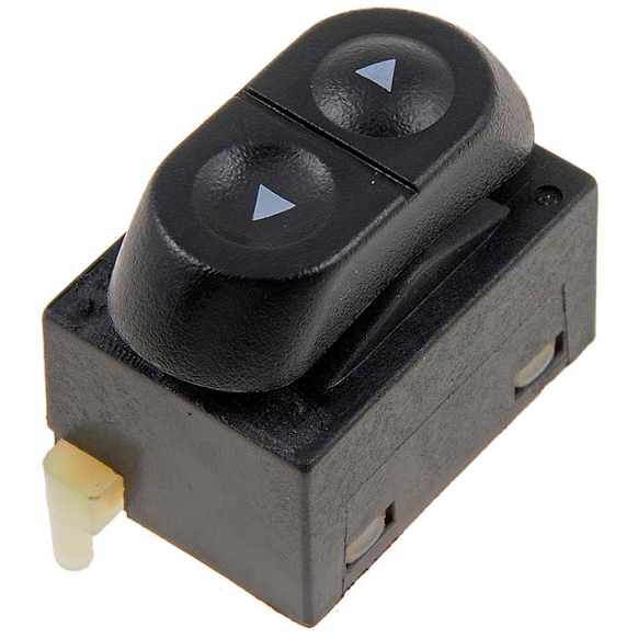 49252 Front, Passenger Side or Rear, Driver or Passenger Side Window Switch, Black