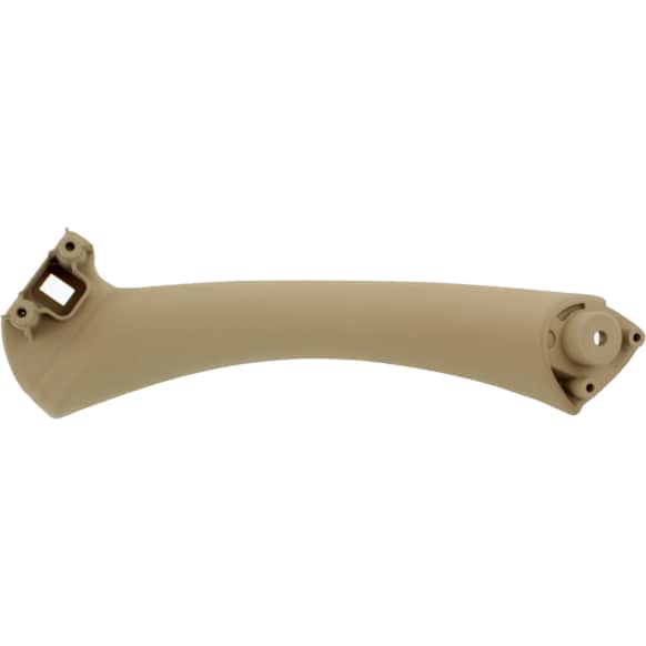 Grab Handle, Plastic, Front or Rear, Driver Side, Beige, Underside of Grab Handle