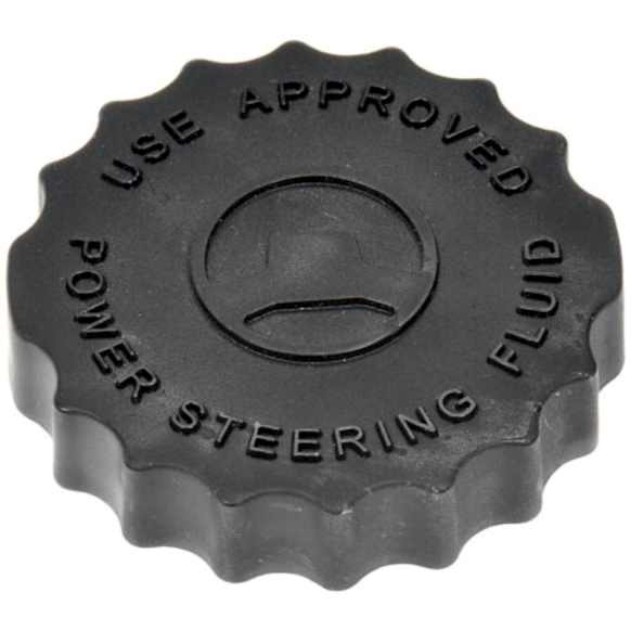 54301 Help Series Power Steering Reservoir Cap - Black, Plastic, Sold individually