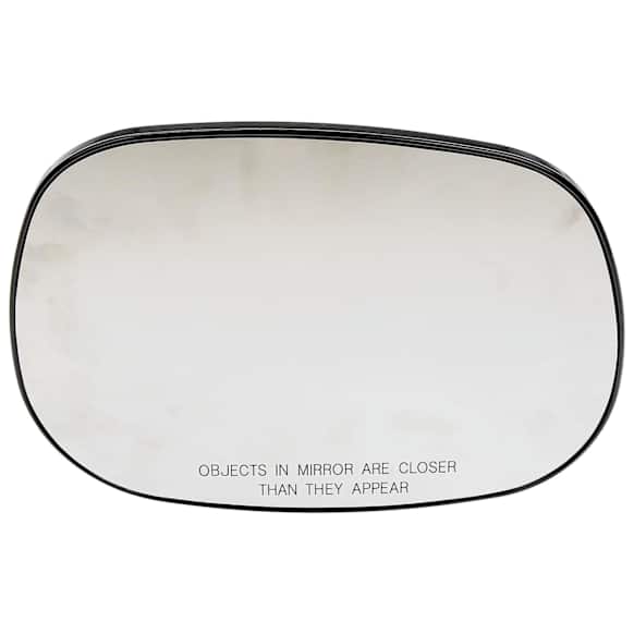 56257 Front, Passenger Side Help Series Mirror Glass, Non-Heated, No Blind Spot Feature, Backing Plate Included