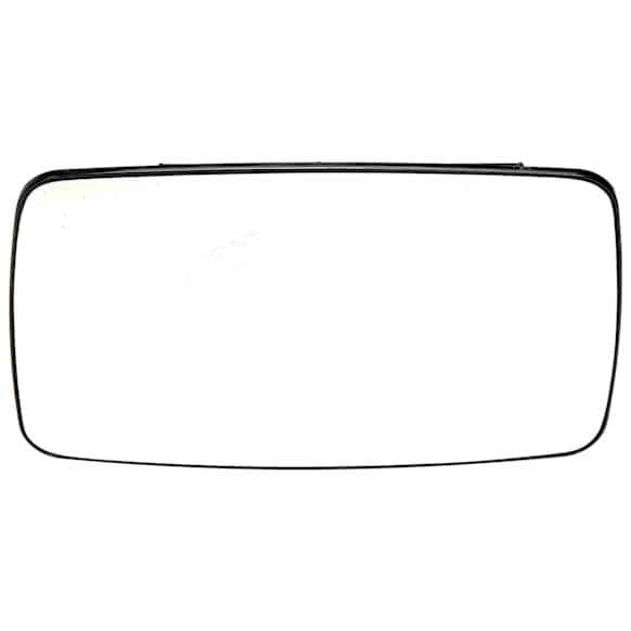 56285 Front, Passenger Side Help Series Mirror Glass, Heated, No Blind Spot Feature, Backing Plate Included