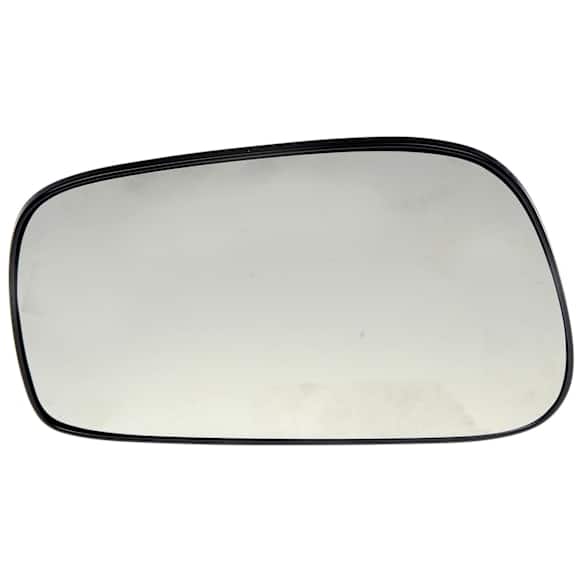 2007 Toyota Corolla - Mirror Glass Driver Side, Without Heat, Power, Non-Heated, No Blind Spot Feature, No Signal Light, Backing Plate Included, Help Series