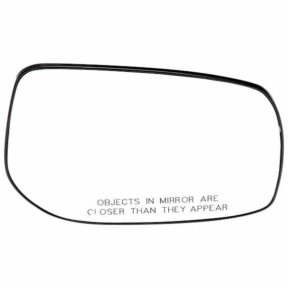 56469 Front, Passenger Side Help Series Mirror Glass, Non-Heated, No Blind Spot Feature, Backing Plate Included
