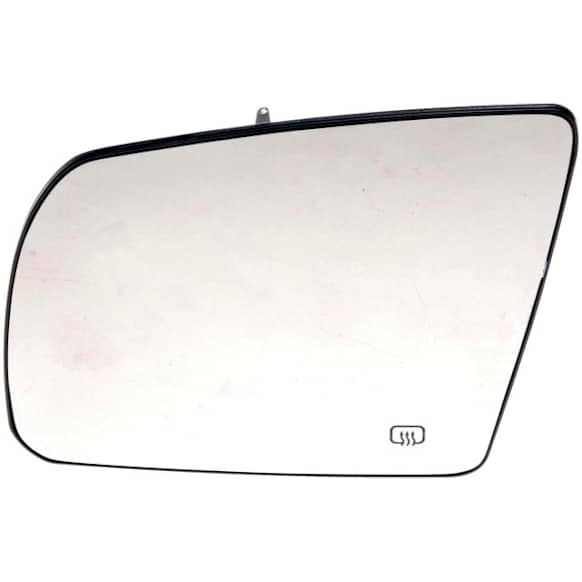 2014 Toyota Tundra - Mirror Glass Driver Side, Non-Telescopic, With Heat, Power, Heated, No Blind Spot Feature, No Signal Light, Backing Plate Included, Help Series