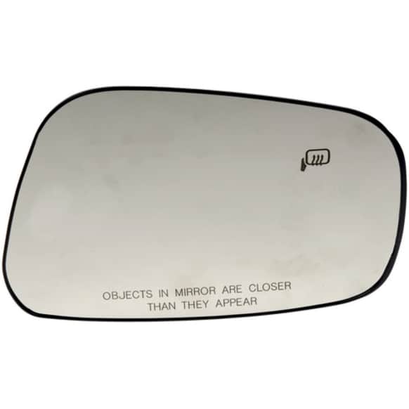 56507 Passenger Side Help Series Mirror Glass, Heated, No Blind Spot Feature, Backing Plate Included