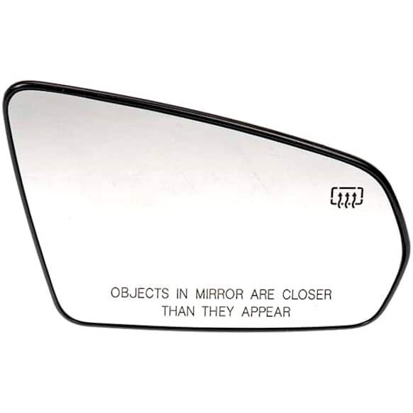 2009 Chrysler Sebring - Mirror Glass Passenger Side, Heated, No Blind Spot Feature, No Signal Light, Backing Plate Included, Help Series