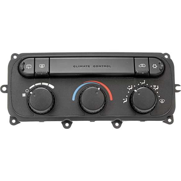 2004 Dodge Grand Caravan - Climate Control Unit, With Air Conditioning And Heater Controls; With Rear Window Defogger; Single Zone Temperature Control