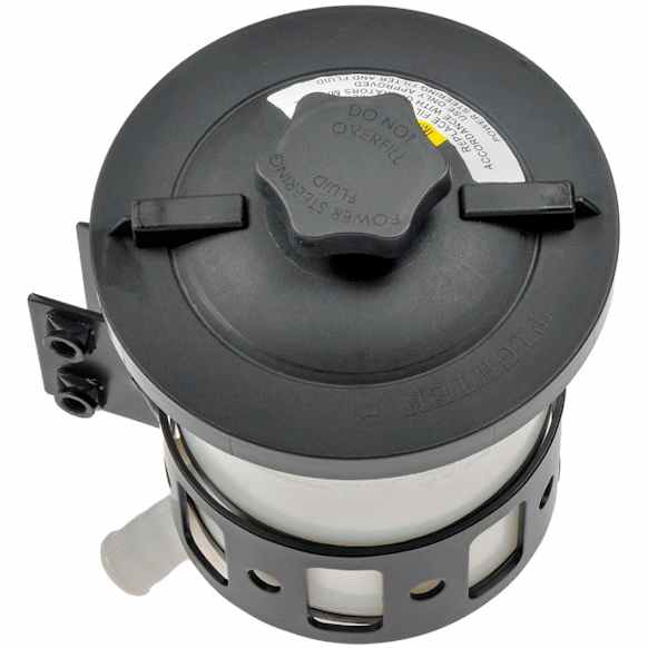 603-5106 HD Solutions Series Power Steering Reservoir - Black and White, Direct Fit, Sold Individually