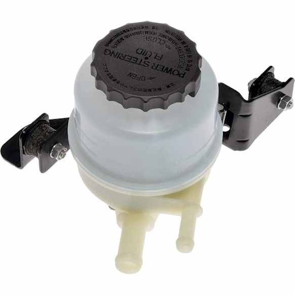 603-678 OE Solutions Series Power Steering Reservoir - Gray and white, Direct Fit, Sold individually