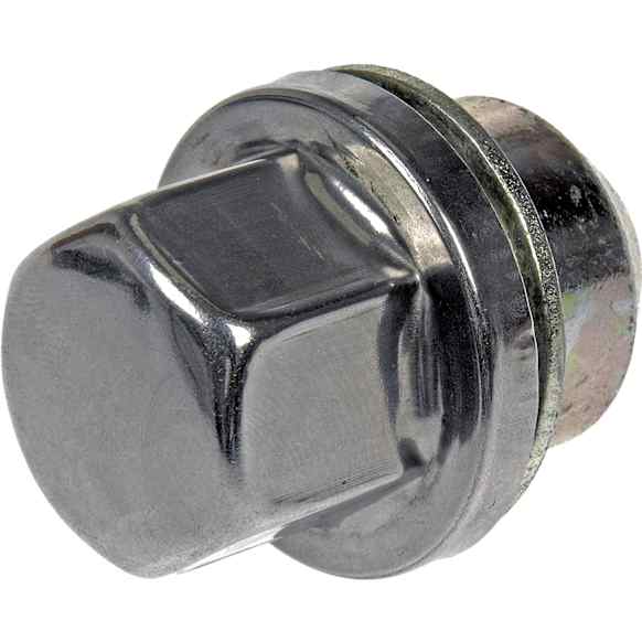 611-233 AutoGrade Series Conical Lug Nut - Natural, Steel, Dometop Capped Nut, M14-1.5 Direct Fit, Set of 5
