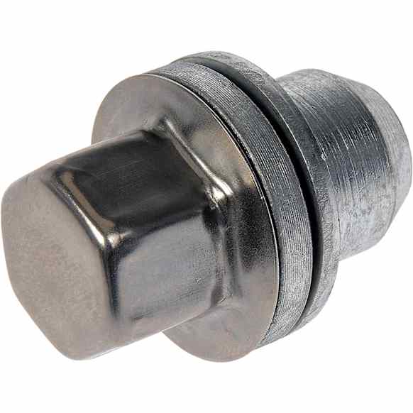 611-297 AutoGrade Series Flange Lug Nut - Natural, Steel, Flattop Capped Nut, M14-1.5 Direct Fit, Set of 5