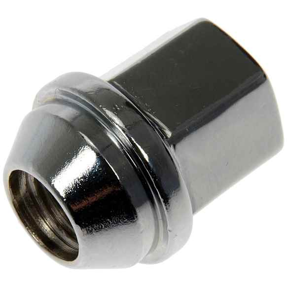 611-934.1 Lug Nut - Chrome, Steel, Flattop Capped Nut, M14-1.5 Direct Fit, Sold Individually