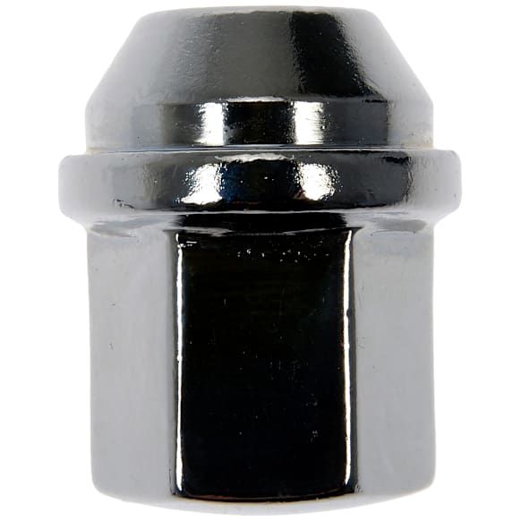 611-934 Lug Nut - Chrome, Steel, Flattop Capped Nut, M14-1.5 Direct Fit, Sold Individually