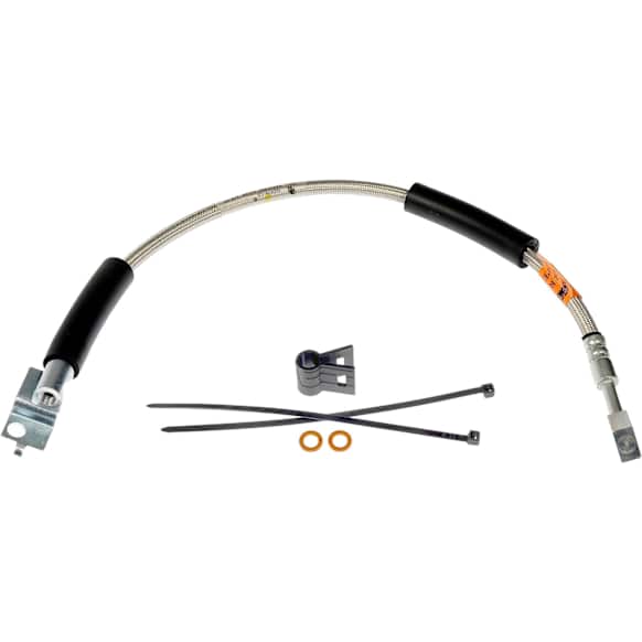622-066 Front, Driver Side OE Solutions Series Brake Line, Stainless Steel