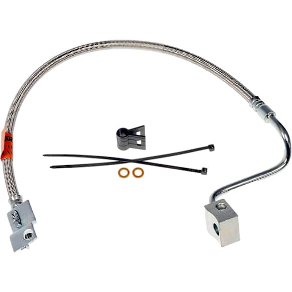 622-071 Rear, Center OE Solutions Series Brake Line, Stainless Steel