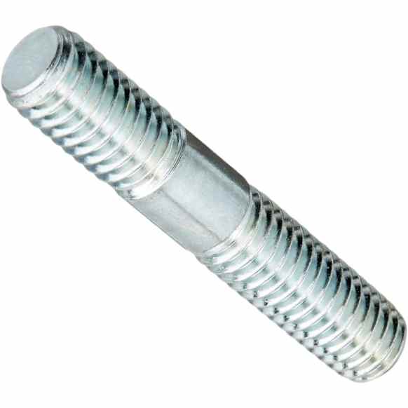 675-004 Double Ended Stud - 3/8-16 x 5/8 In. and 3/8-16 x 1 In.