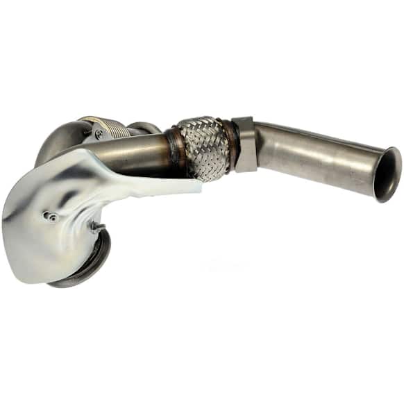 679-023 Turbo Pipe - Silver, Stainless Steel, Direct Fit, Sold Individually