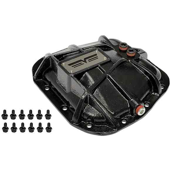 697-734 OE Solutions Series Differential Cover - Powdercoated, Ductile Iron, Direct Fit, Sold individually