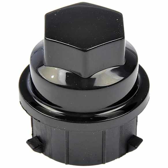 711-022 AutoGrade Series Lug Nut Cover - Black, Plastic, Direct Fit, Set of 5