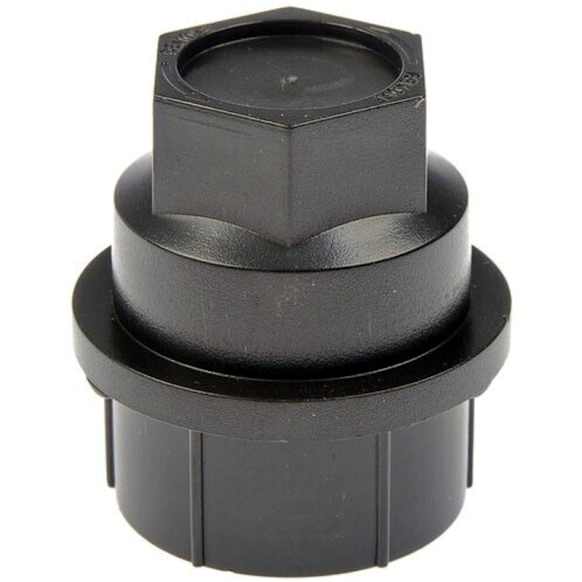 711-025 AutoGrade Series Lug Nut Cover - Black, Plastic, Direct Fit, Sold Individually