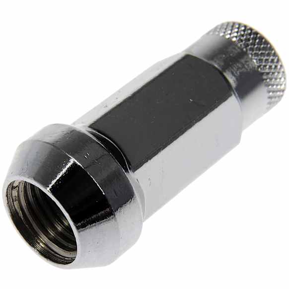 713-685 AutoGrade Series Lug Nut - Chrome, Carbon Steel, Bulge Seat Open End, M14-1.50 Direct Fit, Set of 20