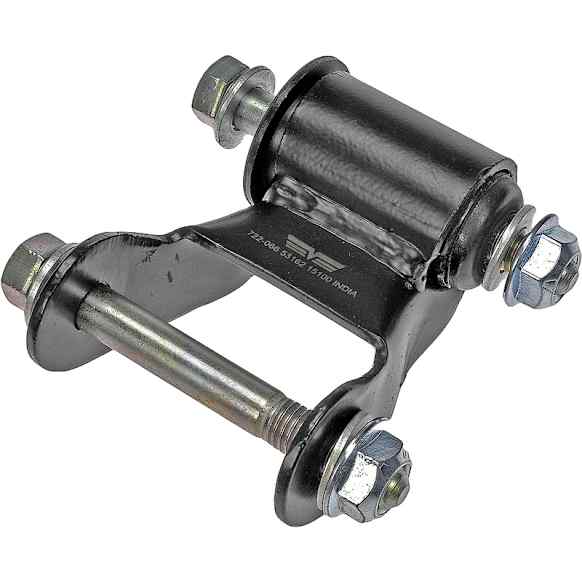 722-066 Leaf Spring Shackles and Hangers - Black, Steel, Direct Fit, Sold Individually