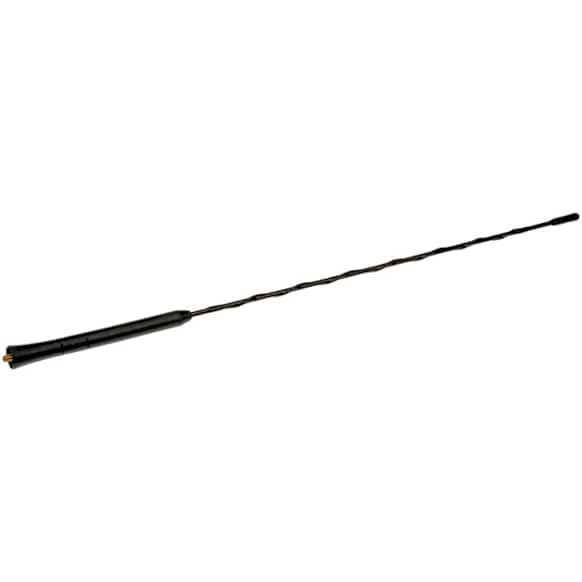 76009 Help Series Antenna Mast - Black, Steel, Direct Fit, Sold Individually