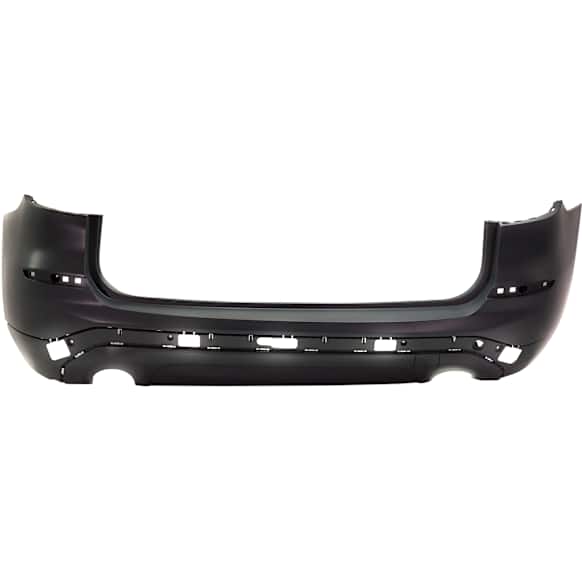 2021 BMW X3 - Rear Primed Bumper Cover, For Models Without M Sport Package, Without Park Assist System, With Trailer Hitch