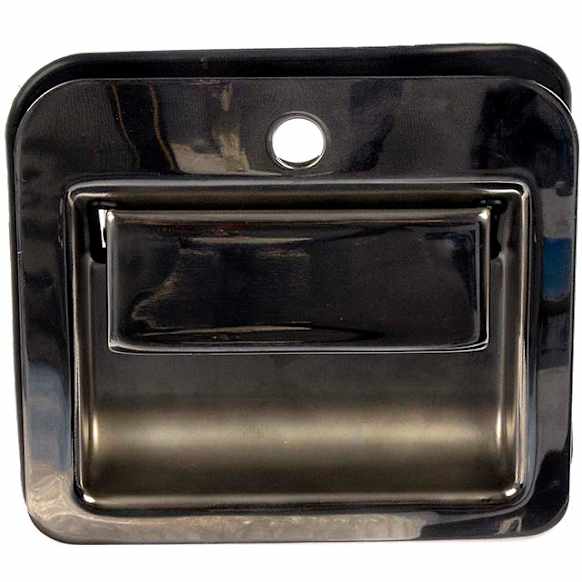 760-5404 Front, Driver Side Chrome Exterior Door Handle, Without Key Hole, HD Solutions Series