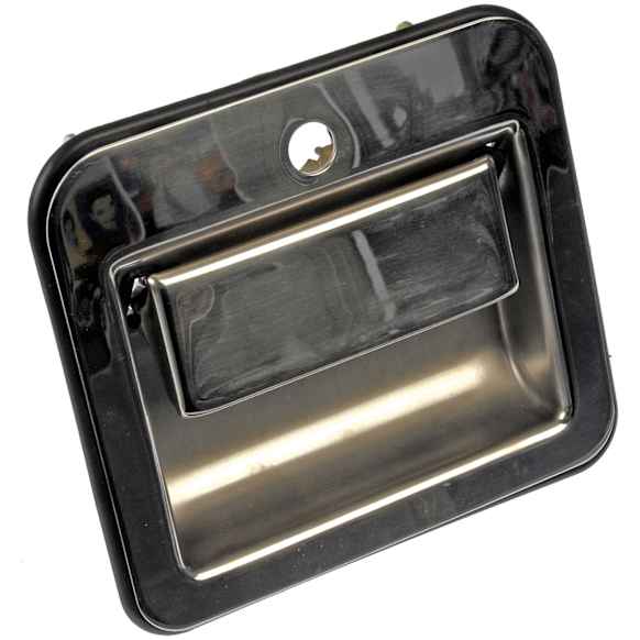 760-5405 Front, Passenger Side Chrome Exterior Door Handle, Without Key Hole, HD Solutions Series