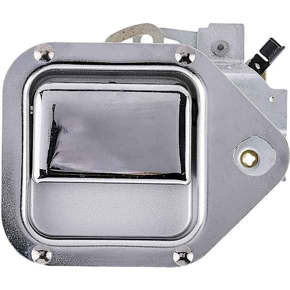 760-5411 Front, Passenger Side Chrome Exterior Door Handle, With Key Hole, HD Solutions Series