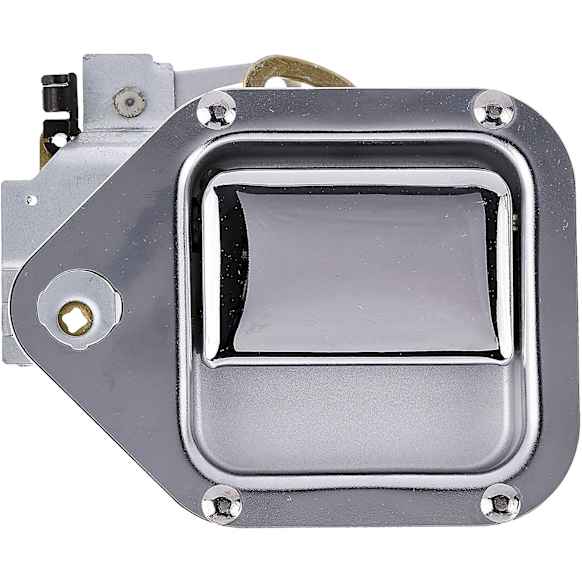 760-5412 Front, Driver Side Chrome Exterior Door Handle, With Key Hole, HD Solutions Series