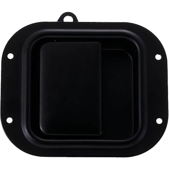 760-5422 Front, Driver Side Black Interior Door Handle, Without Door Lock Hole, HD Solutions Series