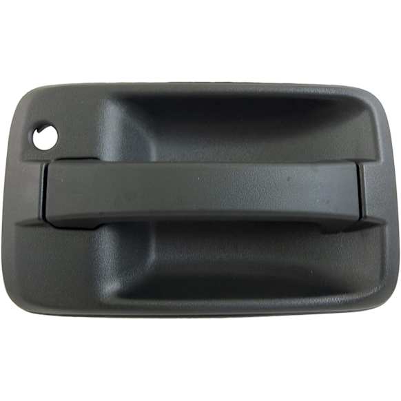 760-5608 Front, Passenger Side Textured Black Exterior Door Handle, Without Key Hole, HD Solutions Series