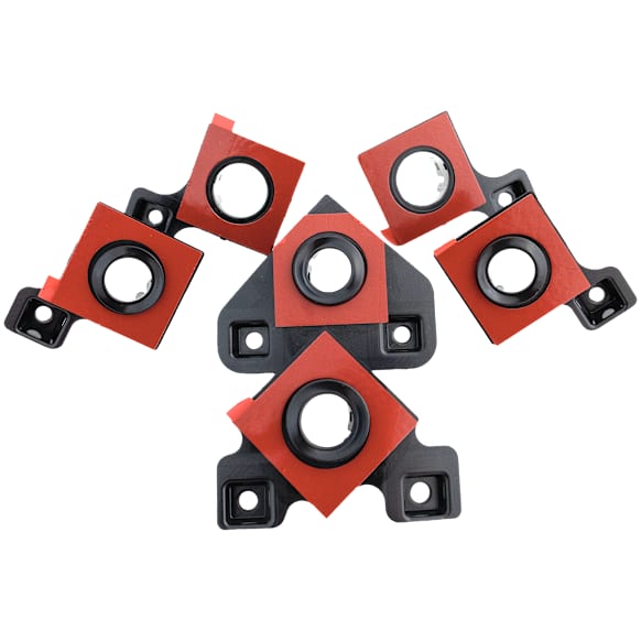 Rear, Driver and Passenger Side Bumper Bracket, Base Model, 4 Cyl., 2.0L Engine