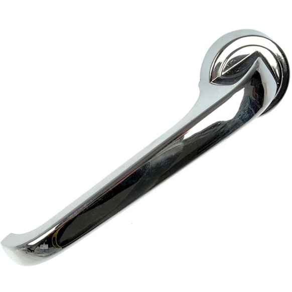 76992 Front, Driver or Passenger Side Chrome Interior Door Handle, Without Door Lock Button, Help Series